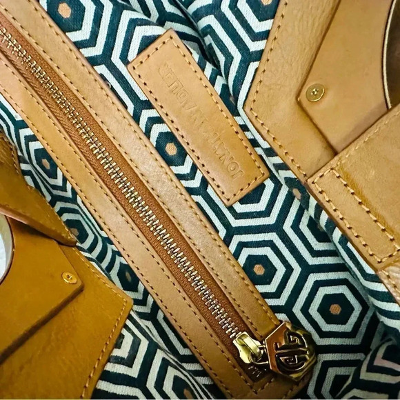 Jonathan Adler Hex Handle Leather Bag - Picture 8 of 10